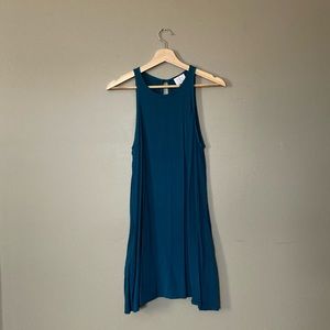 Teal Sleeveless Dress